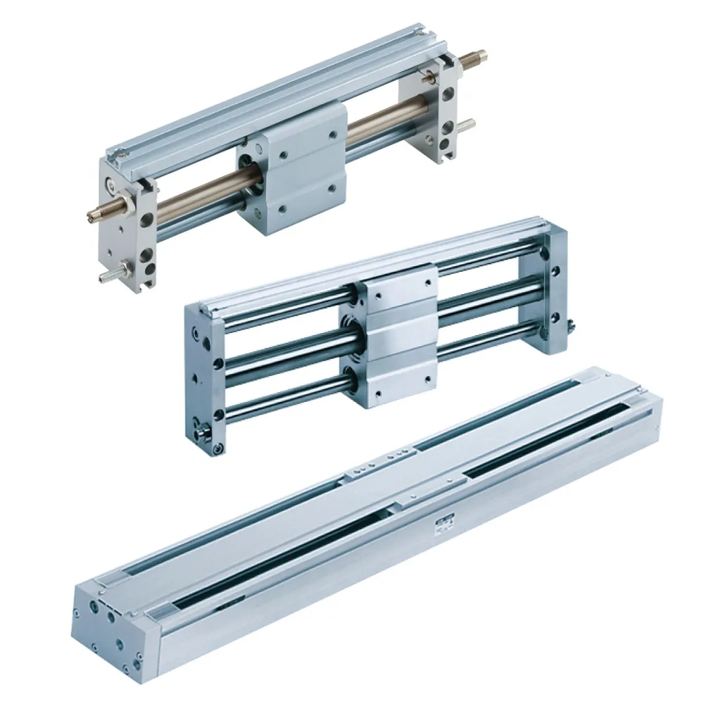 Xi lanh không cần kiểu liên kết từ tính, dạng con trượt, ổ bi tuyến tính CY1L6H-20 - CY1L Series